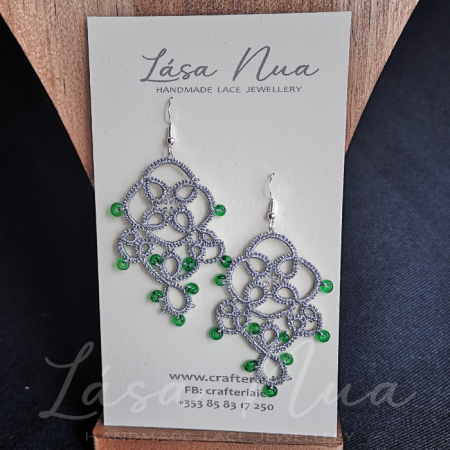 Ebru - metallic silver