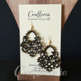 Black earrings